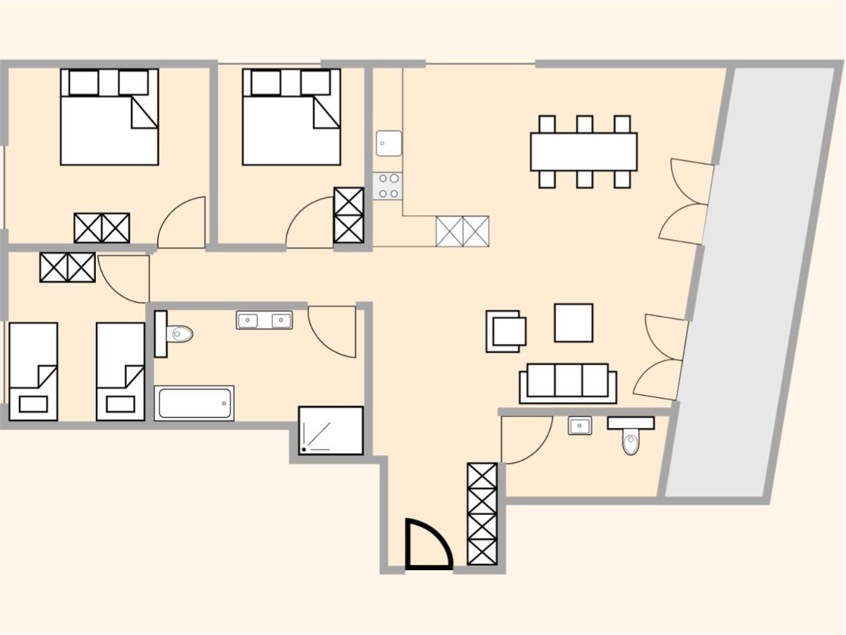 Exklusive 4.5 Zimmer Wohnung Fuer Familien Und Business Eschenz Exterior foto